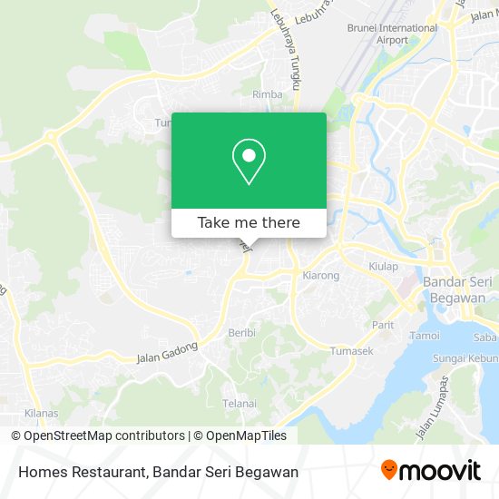 Homes Restaurant map