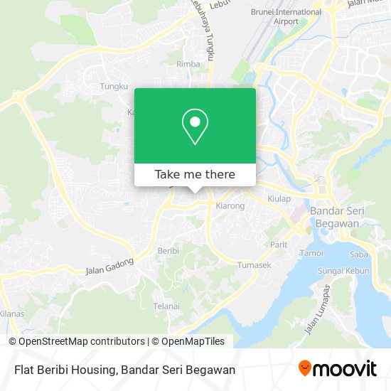 Flat Beribi Housing map