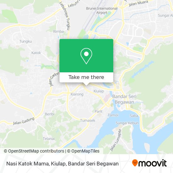 Nasi Katok Mama, Kiulap map
