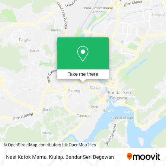 Nasi Katok Mama, Kiulap map