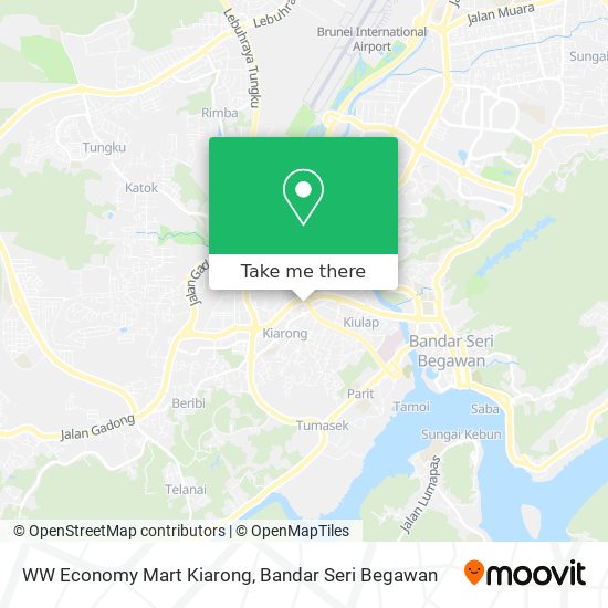 WW Economy Mart Kiarong map