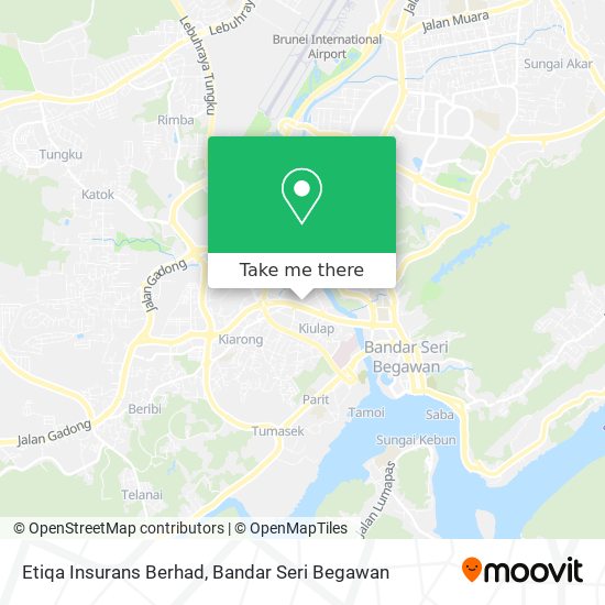 Etiqa Insurans Berhad map