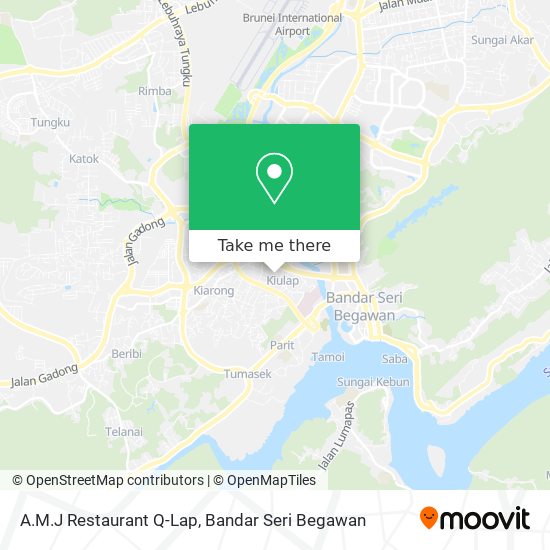 A.M.J Restaurant Q-Lap map