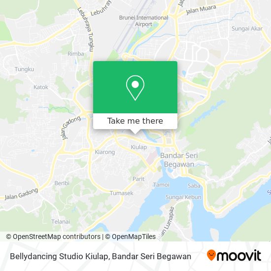 Bellydancing Studio Kiulap map