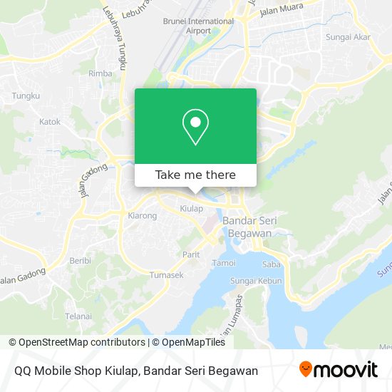 Peta QQ Mobile Shop Kiulap