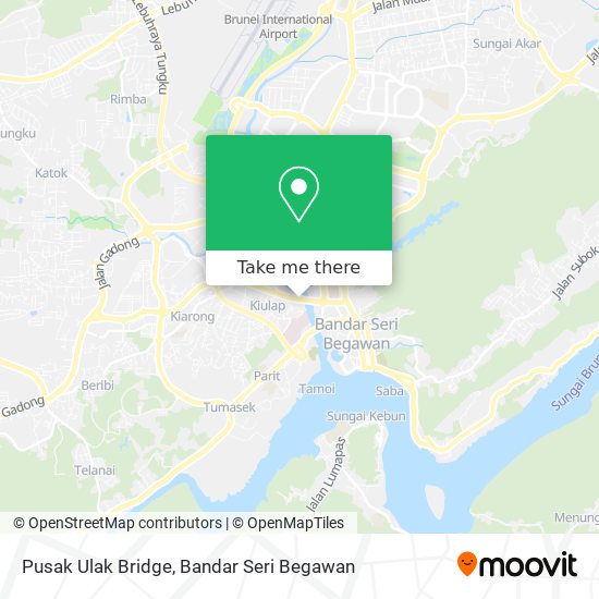 Pusak Ulak Bridge map