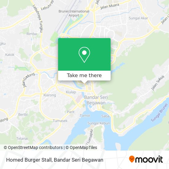 Homed Burger Stall map