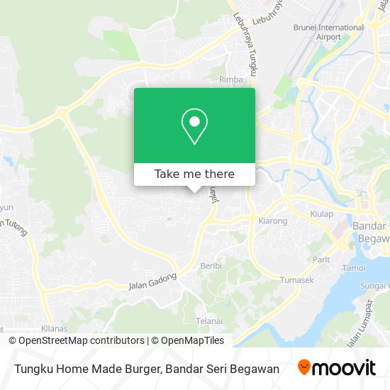 Tungku Home Made Burger map