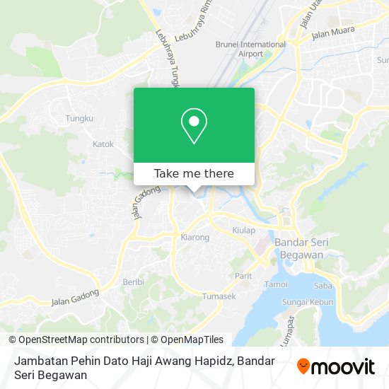 Peta Jambatan Pehin Dato Haji Awang Hapidz