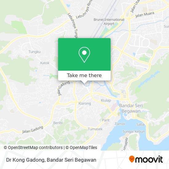 Dr Kong Gadong map