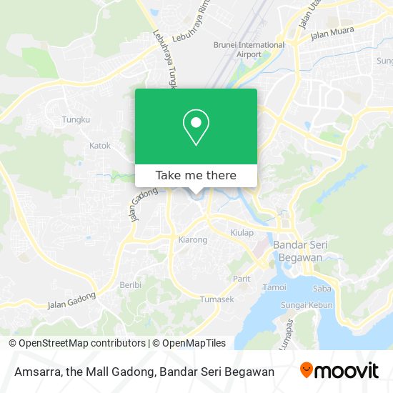Amsarra, the Mall Gadong map
