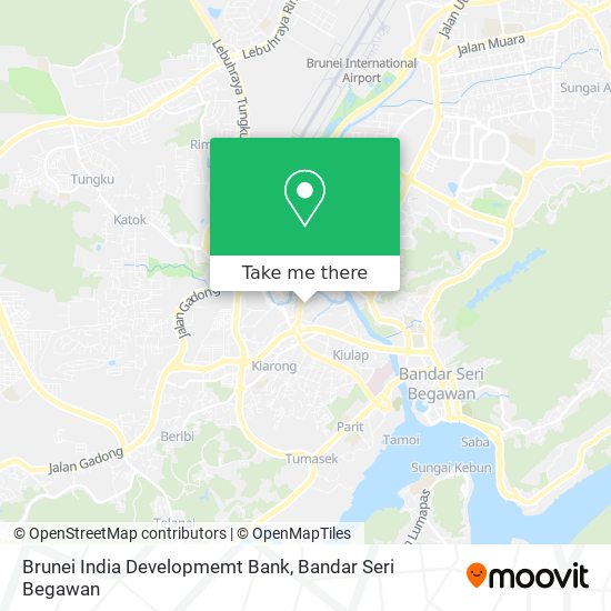 Brunei India Developmemt Bank map