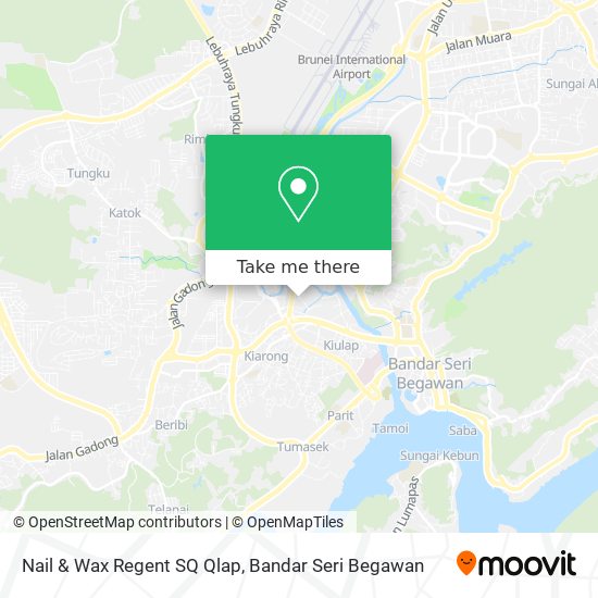 Nail & Wax Regent SQ Qlap map