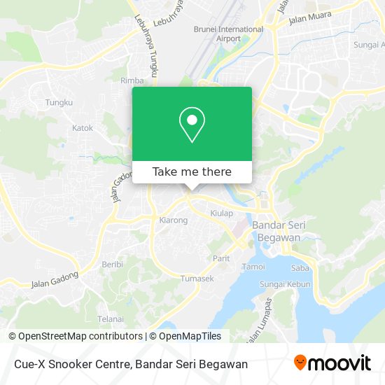 Cue-X Snooker Centre map