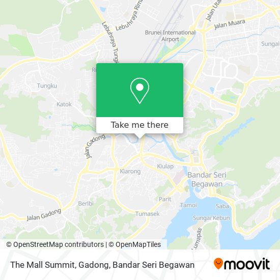 The Mall Summit, Gadong map