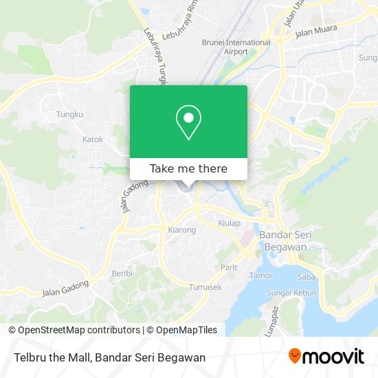 Telbru the Mall map