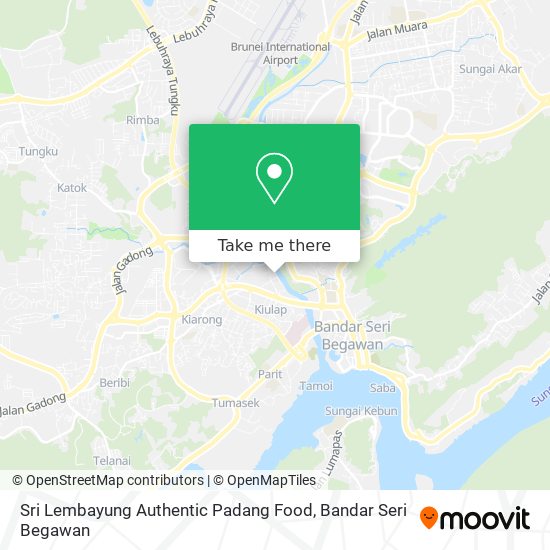 Peta Sri Lembayung Authentic Padang Food