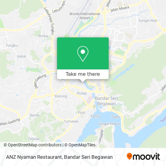 ANZ Nyaman Restaurant map