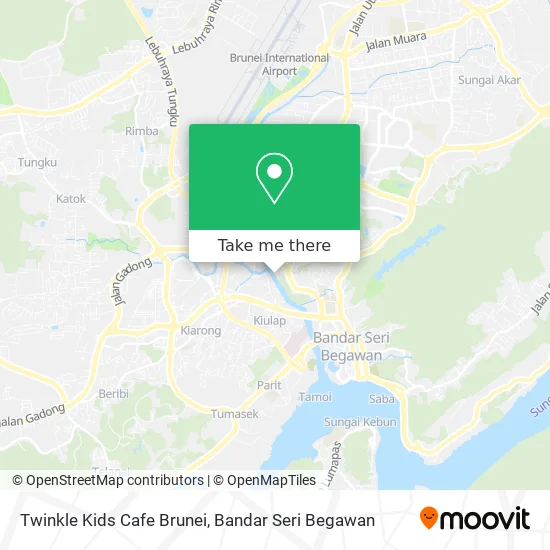 Twinkle Kids Cafe Brunei map