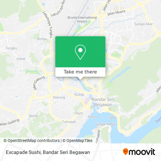 Excapade Sushi map