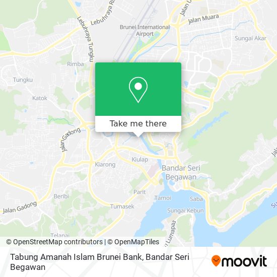 Tabung Amanah Islam Brunei Bank map