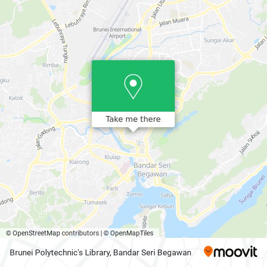 Brunei Polytechnic's Library map