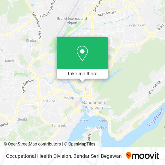 Occupational Health Division map