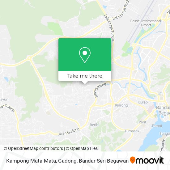 Peta Kampong Mata-Mata, Gadong