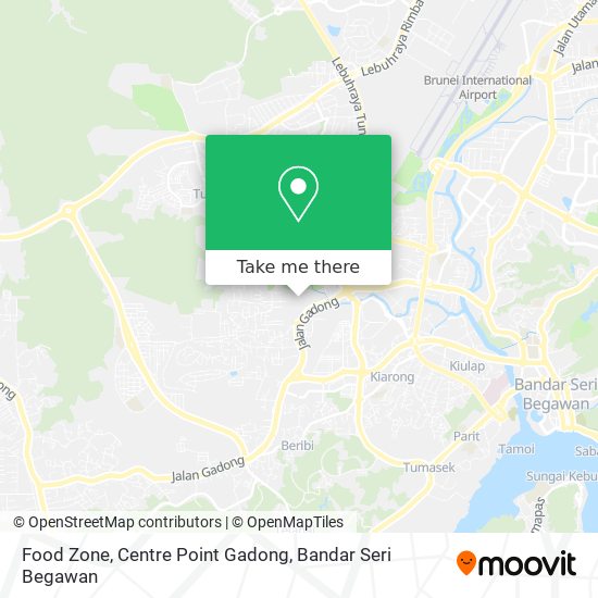 Food Zone, Centre Point Gadong map