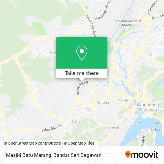 Masjid Batu Marang map