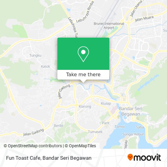 Fun Toast Cafe map