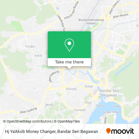 Hj Ya'Akob Money Changer map