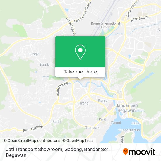 Peta Jati Transport Showroom, Gadong
