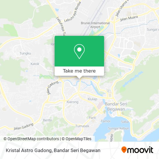 Kristal Astro Gadong map