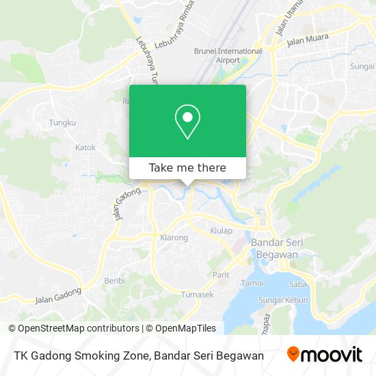 Peta TK Gadong Smoking Zone