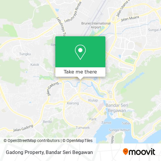 Gadong Property map