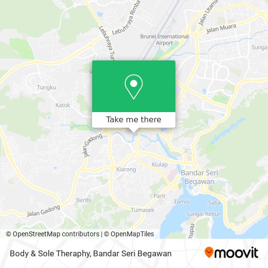 Body & Sole Theraphy map