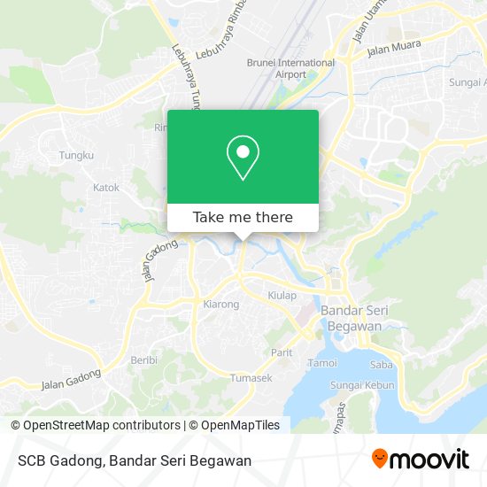 SCB Gadong map