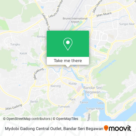 Peta Mydobi Gadong Central Outlet