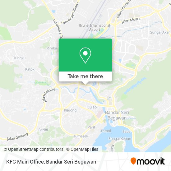KFC Main Office map