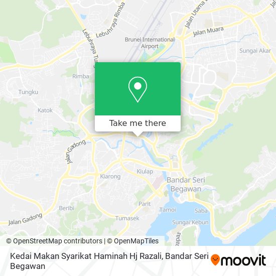 Peta Kedai Makan Syarikat Haminah Hj Razali