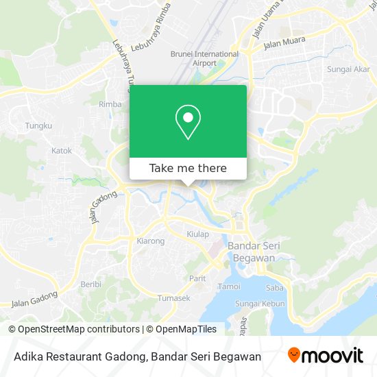 Adika Restaurant Gadong map