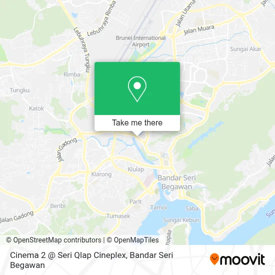 Cinema 2 @ Seri Qlap Cineplex map