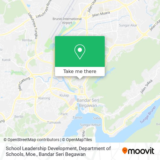 School Leadership Development, Department of Schools, Moe. map