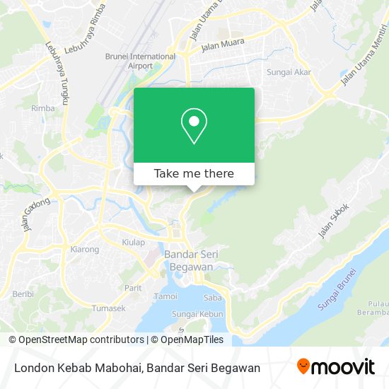London Kebab Mabohai map