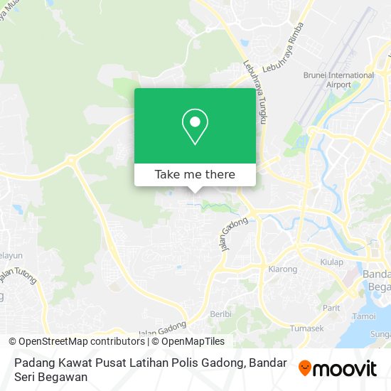 Padang Kawat Pusat Latihan Polis Gadong map