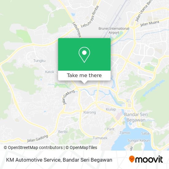 KM Automotive Service map