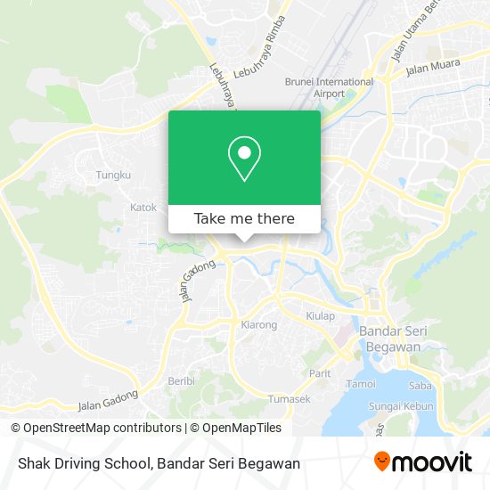 Shak Driving School map