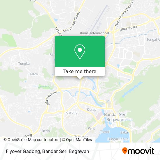 Peta Flyover Gadong