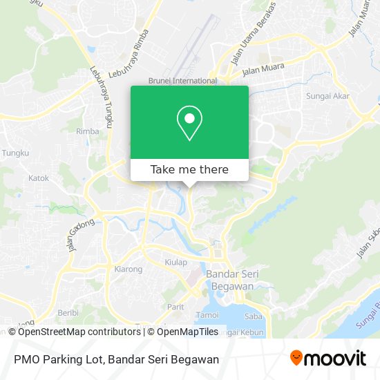 PMO Parking Lot map